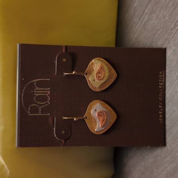 Rain Jewelry | Multi Dove Birdy Layered Brass Earrings, OS - Picture 3 of 4